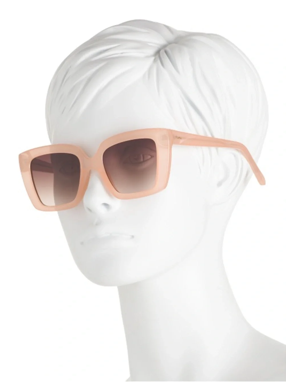 Fossil | Peach Rectangular Sunglasses 50mm Cat Eye Sunglasses